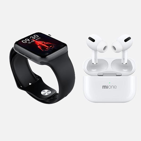 Combo product W8 Smart Watch + Mipod 3 TWS Earphone Combo product W8 Smart Watch + Mipod 3 TWS Earphone